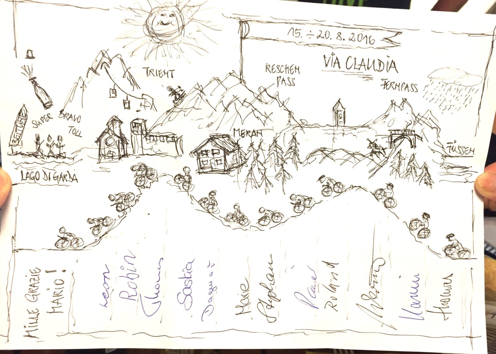 beitune Alpencross Via Claudia
