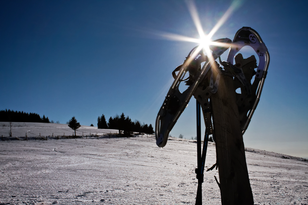 Das Schneeschuhwandern in den Vogesen kann eine völlig neue Wintererfahrung sein.