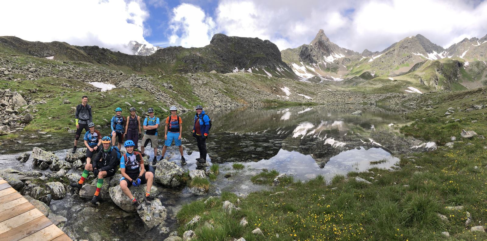Alpenglück pur beim beitune Alpen-Bike-Gipfel in Kappl/Tirol