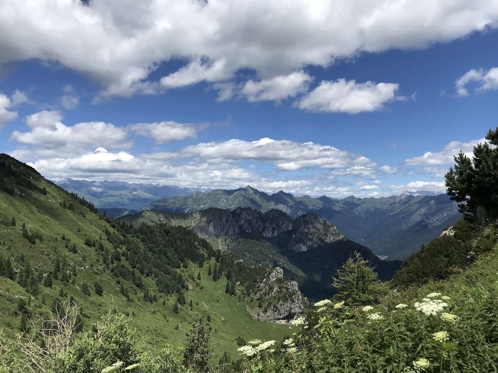 beitune Transalp Tegernsee-Gardasee: Bergblick