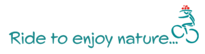 ride to enjoy nature - beitune Motto Bollenhutbikerin