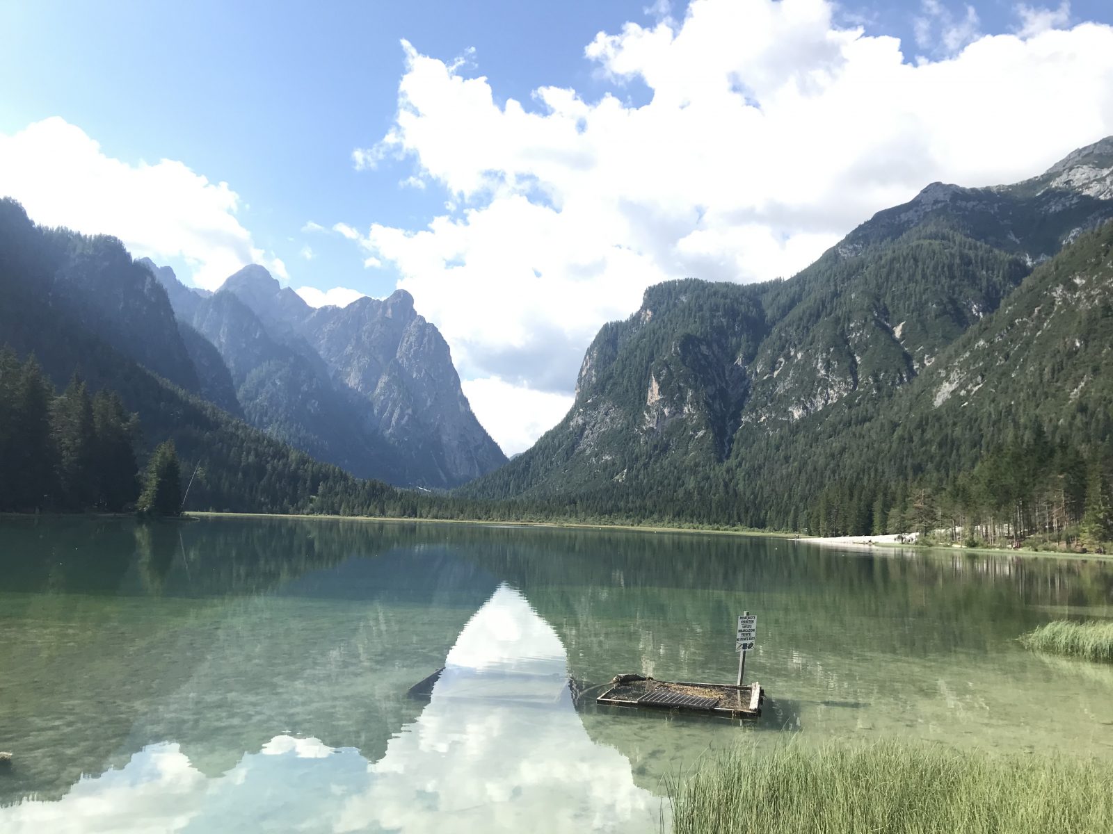 Einsamer Bergsee auf der Genusstour Achensee-Venedig