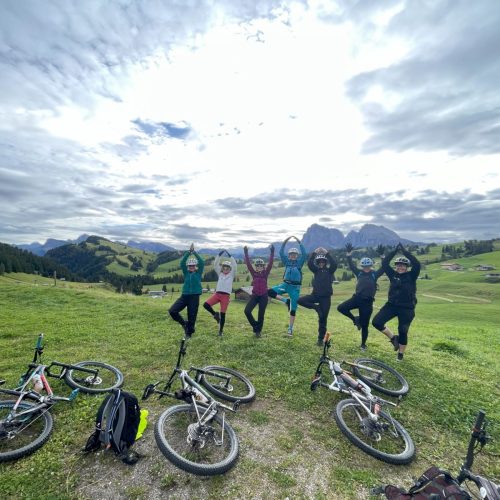 beitune Frauen Transalp auf der Seiseralm