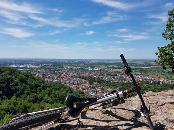 MTB Wochenenende Odenwald Aussicht Schauenburg